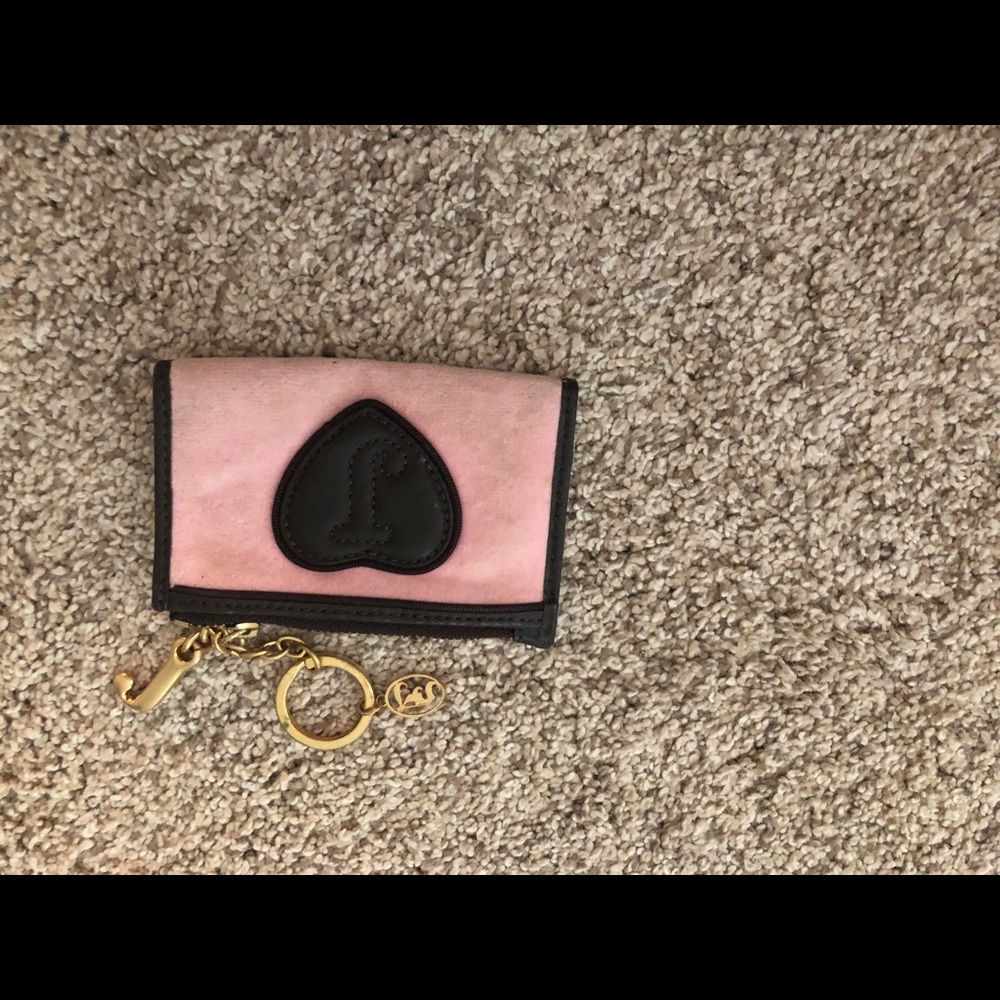 Juicy coin purse with key chain